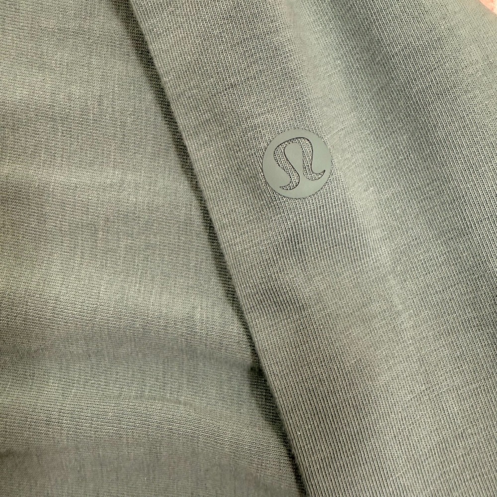 Lululemon Sleeveless Maxi Dress Crisscross Racerback Green Grey Side Slit Slim - Picture 8 of 10